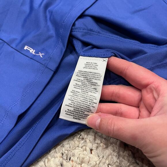 Ralph Lauren RLX Women's Sleeveless Quarter Zip Sz L Golf Preppy Performance - Picture 6 of 6